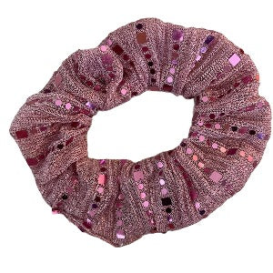Pink Scrunchie with Sequins