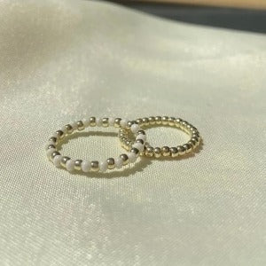 Beaded rings for girls